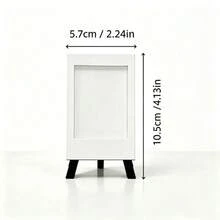 White Mini Instant Photo Frame, Easel-Style Photo Display Stand, Reusable Desktop Photo Ornament, Multi-Scene Universal Desktop Decor, Ideal Gift For Friends, Family And Classmates, Perfect For Birthdays, Anniversaries And Holidays - Picture Frame - View 9