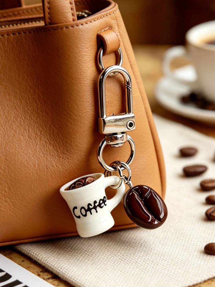 Mini Resin Coffee Cup Ornaments Can Be Hung On Backpacks, Wallets, Offices And Other Places As Decorations Or Pendants For Coffee Lovers. - Multicolor - View 1