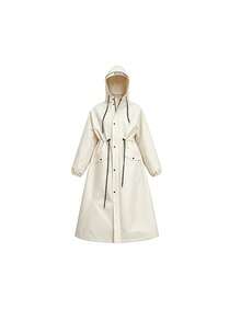 Women's Long Hooded Raincoat Outdoor Windproof Rain - Women's Raincoat - View 15