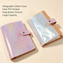 1pc A6 Colorful Storage Album, Made Of High-Quality Material, Built-In 50 Inner Pages, Can Hold 100 Banknotes, Including Banknote Photos, Stamps And Bank Card Storage Album - Multiple Styles - View 11