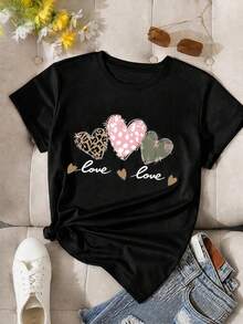 Women T-Shirts - Black - View 1