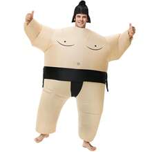 Inflatable Sumo Wrestling Suits, Sumo Costume Adult, Blow Up Costume, Inflatable Halloween Costumes For Men - Black - View 7