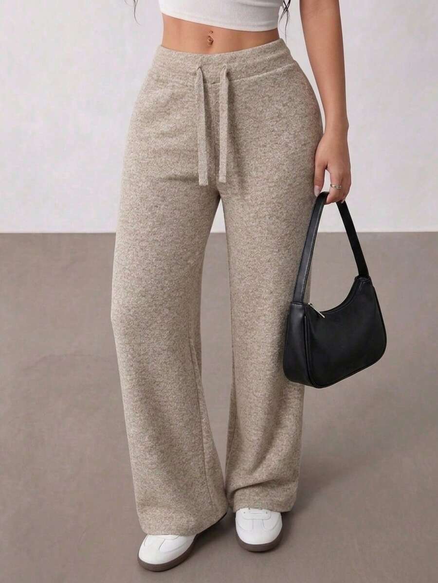Women Pants - Beige - View 1