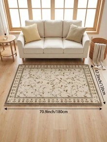 1 buah Karpet Ruang Tamu Motif Bunga Unta Musim Gugur. Cocok untuk Dapur, Ruang Makan, Dekorasi Liburan Kamar Tidur, Kantor, Lobi, Keset Anti Selip, Kamar Mandi, Lorong, Ruang Belajar, Karpet Area Ruang Bermain. - Unta - View 7