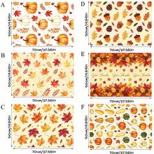 1pc/3pcs/6pcs/Set Autumn Thanksgiving Wrapping Paper, Maple Leaf Pumpkin Autumn Gift Wrapping, Harvest Festival Gift Wrapping Paper - Multicolor - View 6