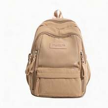 1pc Mini Butterfly Embroidered Backpack, Casual Campus Style Multi-Compartment Multi-Zipper Pocket Daily Bag, Suitable For School Commute And Daily Outings - Multicolor - View 11