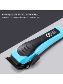 Professional Men's Hair Clipper - Dual Wired/Wireless Operation, Electric Trimmer Set, Suitable For Home And Barbershop, Equipped With LED Battery Display - Great Birthday Gift For Men, 1800mAh Battery Capacity - View 5
