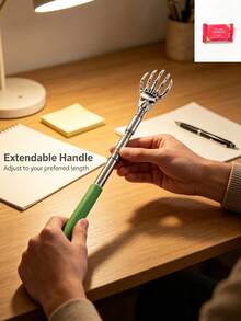 Ghost Hand Shaped Telescopic Back Scratcher, Ghost Hand Back Scratcher Telescopic Back Grabber, Portable Tool Suitable For Women And Fathers, Back Massage Scratcher Rake, Halloween Christmas Gift, Travel Essential Home Essential - A - View 12