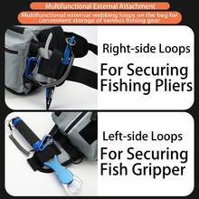 Tas Pinggang Pancing Umpan Multifungsi Kapasitas Besar, Desain Banyak Kantong, Tas Dada yang Dapat Diperluas, Cocok untuk Memancing Umpan, Mendaki Gunung di Luar Ruangan, Berkemah, dan Bepergian - MultiWarna - View 7