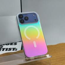 Laser Matte Magnetic Phone Case Compatible With IPhone 18 17 16 15 14 13 Pro Max Plus 17Pro 16E17E Air Supports Wireless Charging Gradient Rainbow - K6 - View 32