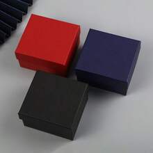 1/6/12pcs Nylon Watch Gift Box, Leather Lining, Rectangular Jewelry Display Box For Watches, Rings And Earrings - Elegant Storage Solution For Men And Women, Perfect Christmas And Valentine's Day Gift - Multicolor - View 10