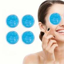 4/8 Pcs Mini Gel Ice Packs Hot Cold Eye Compress For Skin Care, Reusable Small Ice Packs For Injuries Face Eye Cooling Gel Pads - Thickened Version - View 1