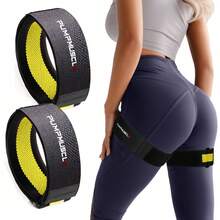 Set 2 buah Pita Resistensi Pinggul yang Dapat Diatur. Pita Oklusi BFR Premium Cocok untuk Pinggul, Paha, dan Squat. Sempurna untuk Yoga, Pilates, dan Latihan Kekuatan. Desain Anti Selip Secara Efektif Membentuk Tubuh Bagian Bawah. Serbaguna dan Penting untuk Semua Tingkat Kebugaran. - MultiWarna - View 1