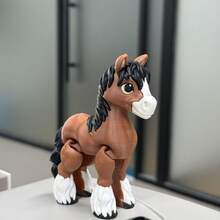 3D Printed Pony Toy, Creative Toy, Fidget Interactive Toy, Mini Game Toy, Portable Small Toy Ornament For Office And Entertainment, Suitable For Halloween, Christmas And Thanksgiving Decorations, Ideal Gift For Back To School Season - Multicolor - View 8