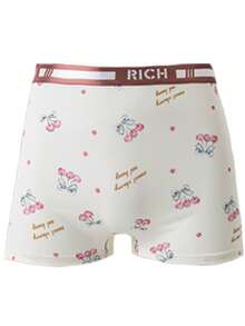 10pcs High Waist Plus Size Women's Panties, Comfortable & Fashionable Design, Solid Color & Printed Pattern, Non-Slip Fit - Multicolor - View 2