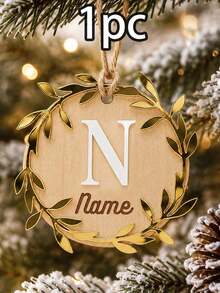 Ornamen Nama Awal Natal Kustom, Dekorasi Gantung Huruf A-Z yang Dipersonalisasi, Gaya Musim Dingin Rusa Rusa Pedesaan, Ornamen Gantung Dinding yang Disesuaikan, Dekorasi Pohon Natal yang Dapat Disesuaikan, Dekorasi Rumah Liburan, Hadiah Kenang-kenangan Natal 2026, Dekorasi Ruangan - Gaya A - View 14