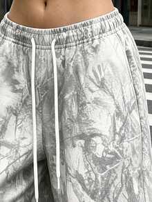 Y2K High Street Hot Girl Millennium Style Fashion Print Sweatpants - Multicolor - View 4