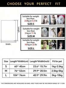 Coral Fleece Autumn/Winter Pet Blanket, Multiple Colors And Heart Patterns, Thickened, All-Season Warmth, Machine Washable, Dog Supplies, Cat Supplies, Not Suitable For Large Dogs - Multicolor - View 4