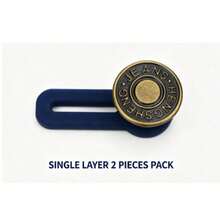 2/4/6-Pack Pants Button Extender, Universal Jeans Waist Size Changer, Belt Extender Buckle, Waist Expanding Button Pants Waist Adjustment Extender, Pants Too Small Can Be Made Larger Without Sewing, Maternity Pants Stretch Button, Easy To Use - A - View 13