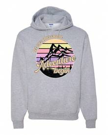 Let Our Classroom Adventure Begin. Light-Colored Unisex Hoodie, Large Size, Suitable For Slightly Insecure People. - White - View 6