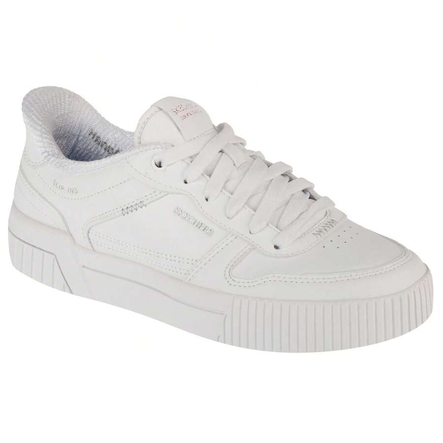 Skechers Slip-Ins: Jade - Put It In Neutral 185222-WHT Women, White Sneakers - White - View 1