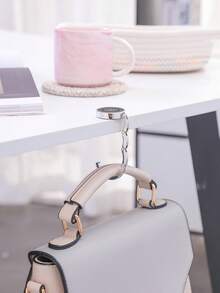 Print Foldable Purse Hook For Table, Metal Folding Handbag Hanger, Portable Desktop Bag Holder, Anti‑Slip Tabletop Bag Hook,Constellation Theme Decor Gift For Women Girls, Hanging Handbag Purse Clutch Tote On Desk Restaurant Cafe Table - View 6
