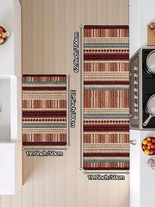 1 buah Karpet Panjang Tenun Cetak 3D, Keset Dapur Gaya Bohemian, Cocok untuk Kamar Mandi, Dapur, Luar Ruangan, Lorong, Kamar Tidur, Ruang Tamu, Dapat Dicuci dengan Mesin, Keset Pintu Masuk yang Mudah Dibersihkan, Karpet Kamar Tidur Anti Selip, Dekorasi Musim Gugur Gaya Liburan - MultiWarna - View 16