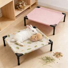 Tempat Tidur Hewan Peliharaan Kemah yang Ditinggikan, Tempat Tidur Hewan Peliharaan yang Bernapas, Tahan Lembap, Dapat Dilepas dan Dicuci, Tempat Tidur Sepanjang Musim untuk Kucing, Anjing, Kelinci, Marmut, dan Hewan Peliharaan Kecil hingga Sedang - View 1