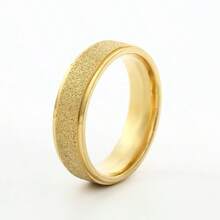 4pcs Men's Fashion Stainless Steel Ring Set, Hypoallergenic Stainless Steel Jewelry Suitable For Men And Couples Daily Wear Valentine's Day Gift - Gold - View 7