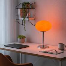 1pc Dimmable Glass Table Lamp - USB Powered, Adjustable Brightness - Stylish Ambient Light, Suitable For Living Room, Bedroom And Home Office - Perfect Bedside Decor, Enhances Room Atmosphere - 3 Colors - View 10