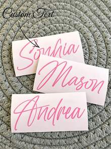 Customizable UV Transfer Stickers, Multiple Sizes Available, Personalized Logo, Text And Pattern Addition, Suitable For Metal Plates, Crystal Glass Cups, Wireless Earphones, Phone Cases, Computers, Storage Boxes, Charming Patterns - Multicolor - View 1
