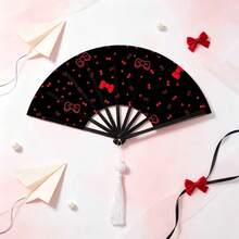 10pcs Women's Handheld Fans, Vintage Pattern Design, Bright Vintage Style, Lightweight And Portable, Suitable For Daily Use, Outdoor Activities And Party Occasions, Ideal Fashion Accessory - Hand Fan - View 9