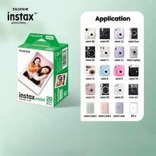 FujiFilm Instant Mini Film 100 Sheets Of White-Edged Photo Paper (5 Boxes) Compatible With Mini 7+, Mini11, Mini40, Mini90, Mini , Mini12, And Mini41 - 100 Sheets - View 6