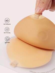 Lignisse Mango Cup Sticky Bra With Storage Board Invisible Push Up Front Closure Strapless Backless Self-Adhesive Seamless Lift Breast Pasties Women Intimates - Multicolor - View 2