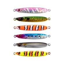 1PC 10‑30g Long‑Distance Casting Metal Jig Lures Rotatable Single Hook Spinner Blade High Gloss Hard Bait Saltwater Freshwater Inshore Offshore Shore Boat Fishing For Bass Mackerel Trout Salmon Predatory Game Fish - Multicolor - View 8