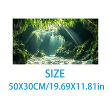 Aquarium Underwater Background, Fish Tank Sticker, Suitable For Freshwater/Saltwater Fish Tank, Shrimp, Aquarium Decoration Vinyl Mural, Removable Without Residue - A - View 26