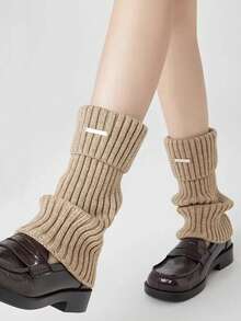 5 Pairs Random Women's Autumn/Winter Socks, Decorative Warm Vintage Preppy Style Leg Warmers, Suitable For Daily Street Wear - Multicolor - View 6
