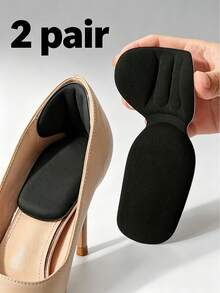 3/2/1pcs Anti-Slip Heel Pads, Soft Self-Adhesive Heel Cushions, Anti-Chafing Foot Pads, Suitable For Loose Flat Shoes, Sneakers And Loafers, Trimmable Size - Anti-friction Shoe Insoles - View 18
