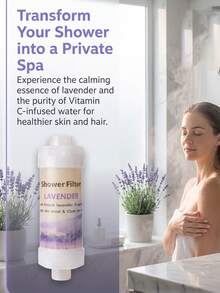 2pcs Upgraded Fragrance Shower Filter, Includes Latest VC Gel And Dechlorination Balls, Enhanced Fragrance And Filtration Capability, Long-Lasting Scent, Deep Water Purification, Care For Skin And Hair Health, Loved By Men And Women, Great Gift Item - Multicolor - View 3