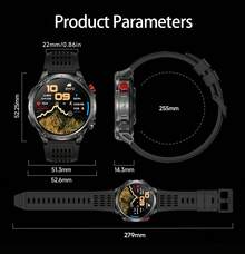 Jam Tangan Pintar LIGE Terbaru, Kapasitas Sangat Besar 1100mAh, Lampu LED, Prakiraan Cuaca, Tahan Air untuk Penggunaan Sehari-hari, Pengingat Panggilan, Pelacak Olahraga, Jam Tangan Olahraga Luar Ruangan Pintar untuk Pria - View 9