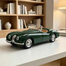 Classic Convertible Vintage Car Simulated Alloy Diecast Model, Retro Old Vehicle Collection Desktop Ornament, Play Car Toy, 3 Colors Optional - Multicolor - View 1