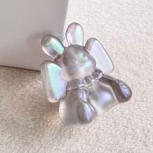 4pcs Multicolor UV Bow‑Knot Rabbit Acrylic Through‑Hole Beads For DIY Bracelets, Phone Charms, Keychains Handmade Craft Supplies - Multicolor - View 11