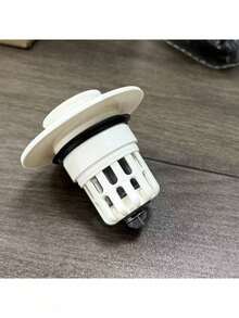 2/1 Pc Pop-Up Bathroom Sink Drain Plug - Multi-Functional Pressure Filter, Durable Plastic Material, Anti-Clogging Bathroom Sink, Sink Drain Filter, Restaurant And Kitchen Food Waste Filter, Bathroom Accessories And Gadgets/Bathroom Essentials. - Multicolor - View 10