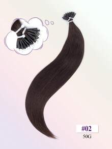Nano Ring Hair Extensions, Natural Black, 12-22 Inches, Silky Straight Remy Human Hair, Micro Nano Ring Bead Hair Extensions For Women - Multicolor - View 30