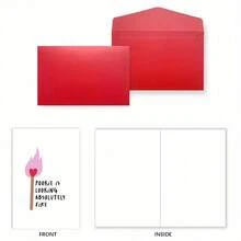 1pc Funny Valentine's Day Greeting Card, Absolutely Hot Card, For Her, His Valentine's Day Card, Anniversary Card, Valentine's Day Card With Envelope, Valentine's Day Greeting Card, Postcard - View 8