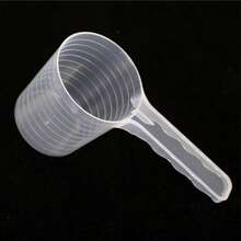 50g Transparent Plastic Measuring Cup With Scale, Measuring Cup, Multi-Function Pet Food Scoop, Precise Portion Control Cup, Can Measure Cat And Dog Dry Food, Milk Powder, Powder, Granules, Liquids, Kitchen Baking Seasoning Measuring Cup, DIY Handmade Liquid Mixing Tool, Home Kitchen, Pet Feeding Measuring Accessory, Clear Scale Small Measuring Cup - White - View 6