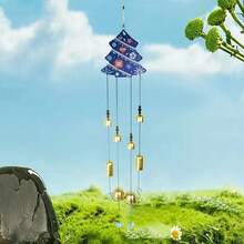 Home Decor Kitchen & Bathroom Wind Chime Hanging Ornament Christmas Theme Wind Chime Decoration - Wind Chime - View 3