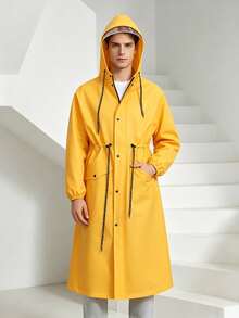 Women's Long Hooded Raincoat Outdoor Windproof Rain - Women's Raincoat - View 5