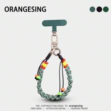 Beaded Handmade Woven Wide Wrist Strap Dopamine Exquisite Lanyard Fashion Versatile Anti-Loss Phone Case Universal Crossbody Phone Strap - Multicolor - View 11