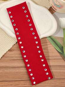 1pc Fashion Rivet Wide Band Metal Decor Elastic Punk Hair Accessory Sweat-Absorbing Sports Yoga Headband For Women - Multicolor - View 9